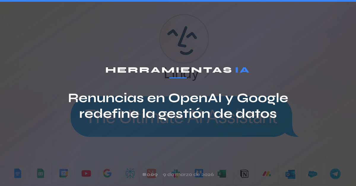 Renuncias en OpenAI y Google redefine la gestión de datos
