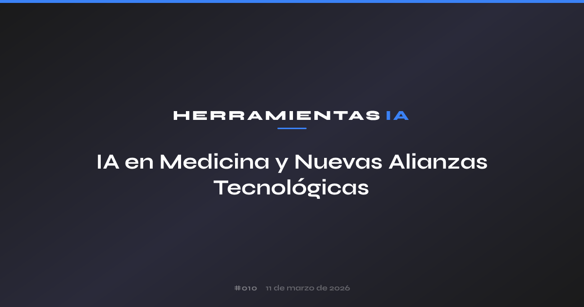 IA en Medicina y Nuevas Alianzas Tecnológicas